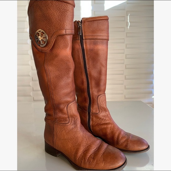 Tory Burch Selma Riding Boots, Size 8 - Picture 4 of 8